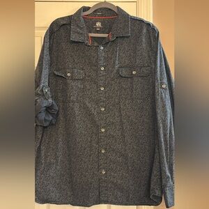 Rock & Republic Black Casual  Shirt